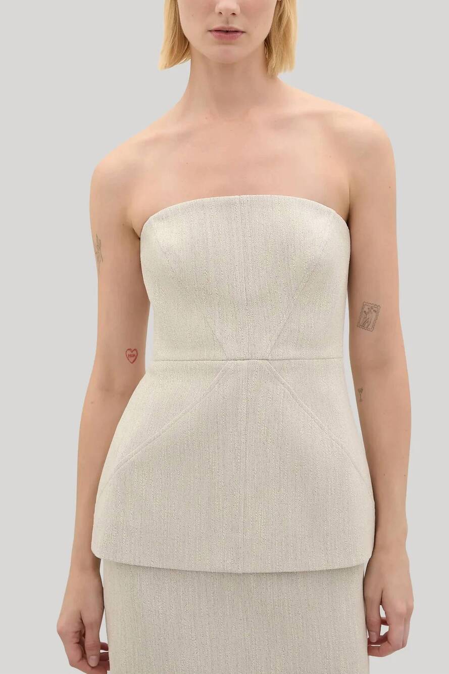 NEW A.EMERY lovett top in bone